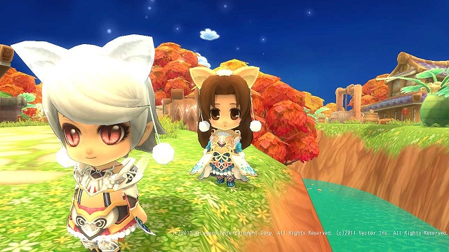 ミルキー・ラッシュ～晴空物語～、スターチャレンジに新アバター衣装「ネコ耳モフ」や「ぱっちんビンタ」などが登場の画像