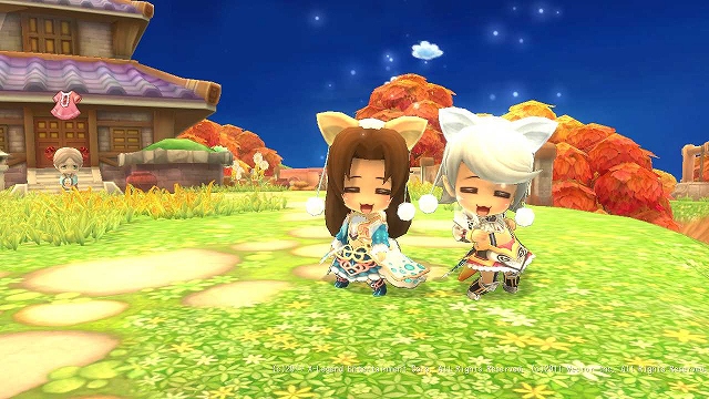 ミルキー・ラッシュ～晴空物語～、スターチャレンジに新アバター衣装「ネコ耳モフ」や「ぱっちんビンタ」などが登場の画像