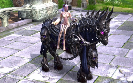 TERA、2足歩行鳥形乗り物「獄炎タキ」と「風桜クク」が登場！メイドアバターが当たるTERAガチャを実装の画像