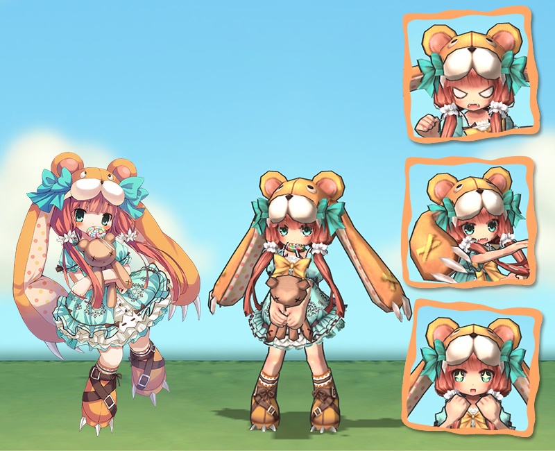 エミル・クロニクル・オンライン、「ベア・アルマ」をイメージしたアイテムが手に入るECOくじ「ふぁん☆ふぁん ファンフェアー！」が発売の画像