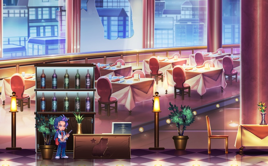 トキメキファンタジー ラテール、モンスタータワーのレストラン「スターリーキャッツ」などが登場する大型アップデート「真夜中のレストラン」実装の画像