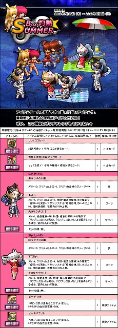 ル・シエル・ブルー、アイテムモールに新しい袋＆BOXが勢ぞろい！夏が満喫できるカムバックキャンペーンも開催中の画像