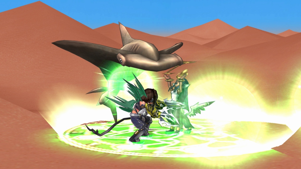 エミル・クロニクル・オンライン、大型アップデート「SAGA18：錆色の蜃気楼」第一弾「赤蝕の古代都市」に登場する古代都市「カーマインブリック」を紹介の画像