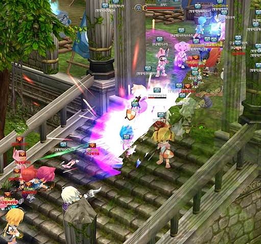 Hオンライン、2大勢力に分かれて戦うRvRや多人数で挑むレイドダンジョンなどゲームに搭載されるコンテンツが公開の画像