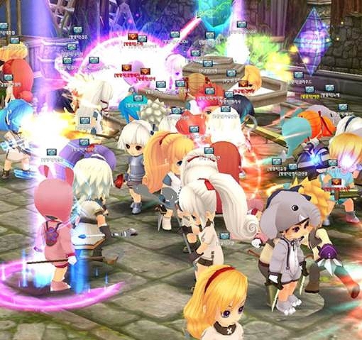 Hオンライン、2大勢力に分かれて戦うRvRや多人数で挑むレイドダンジョンなどゲームに搭載されるコンテンツが公開の画像