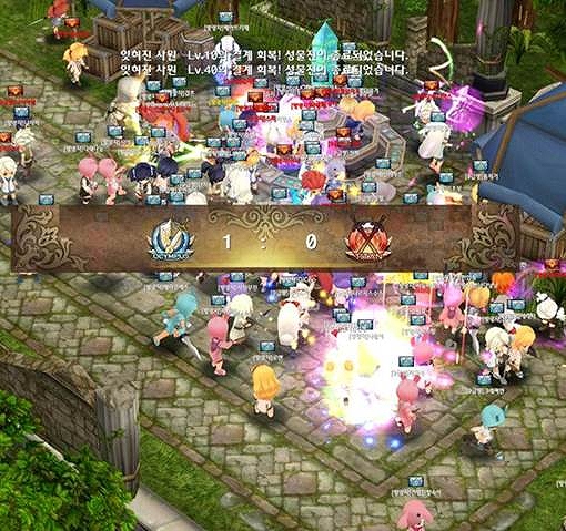 Hオンライン、2大勢力に分かれて戦うRvRや多人数で挑むレイドダンジョンなどゲームに搭載されるコンテンツが公開の画像