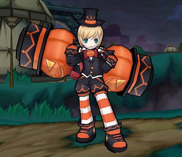 エルソード、Trick or Treat！仮想衣装が手に入るハロウィンイベントが開催！氷彫刻像加熱器にてアラ専用「ナソードバトルスーツ」も登場の画像