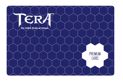 TERA、豪華アイテムシリアルコード配布第2弾！ネットカフェ店舗にて「TERA PREMIUM CARD」の配布を実施中の画像