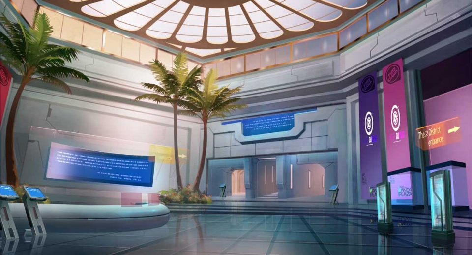 創星紀アステルゲート、メインストーリーの舞台となる「航宙要塞アグライア号」の内部を公開の画像