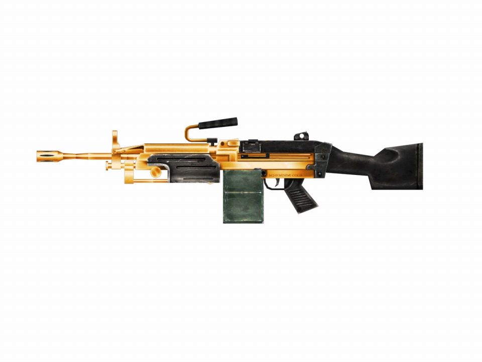 ペーパーマン、ペーパチCASHに金色に輝く「M249 MINIMI（ゴールド）」や「お仕事ボイス」が登場！新メイン武器「UTS-15」も実装の画像