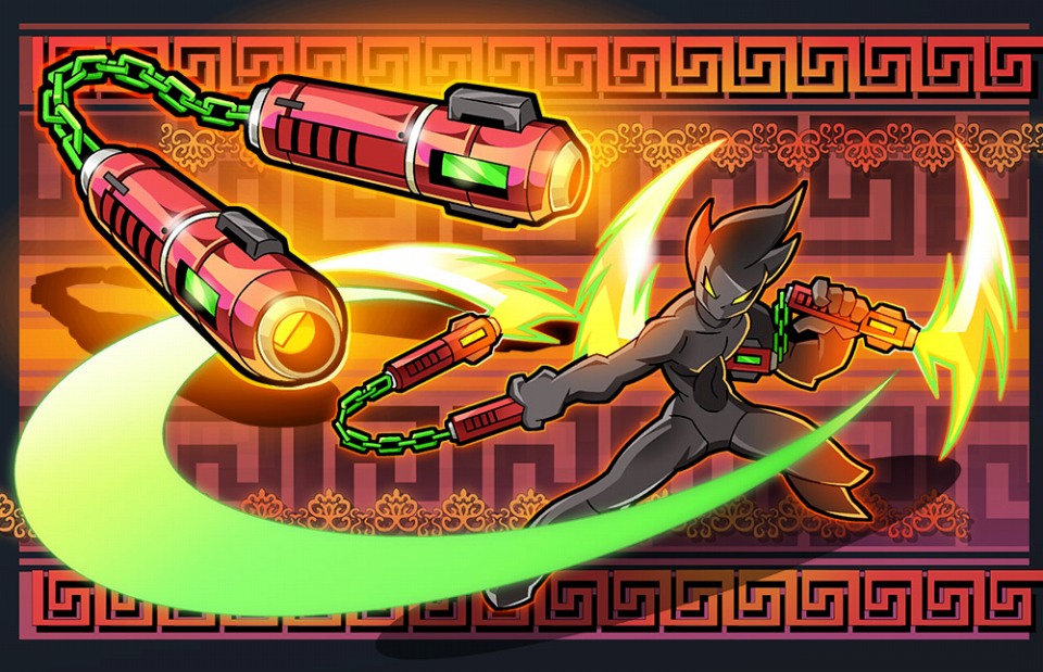 ゲットアンプドX、素早い身のこなしで敵を追い詰めるアクセサリ「ベリルロッド」が11月7日に登場の画像