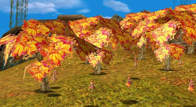 プリストンテール、秋にちなんだ新イベント「紅葉の秘密」が開始！近日実装予定の新職業「シャーマン」＆「アサシン」のキャラクターイメージを公開の画像