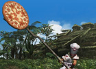 モンスターハンター フロンティアG、ピザをおいしく食べてMHF-Gグッズやオリジナル武器「ピザピール」が入手できるイベントコードをGET！「ピザハット＆MHF-Gキャンペーン」実施