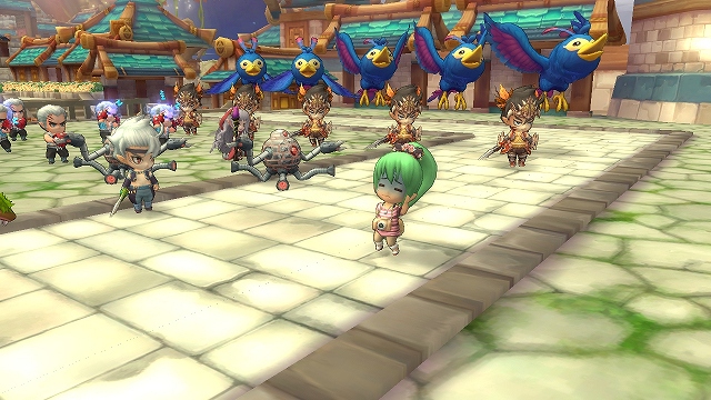 ミルキー・ラッシュ、2014年最初のアップデートでダンジョン「晴空城“51階～100階”」が実装！新規応援キャンペーンなども同時開催の画像