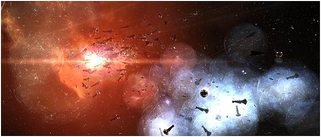 EVE Online、ゲーム史上最大の破壊戦「B-R5RB」が勃発！の画像