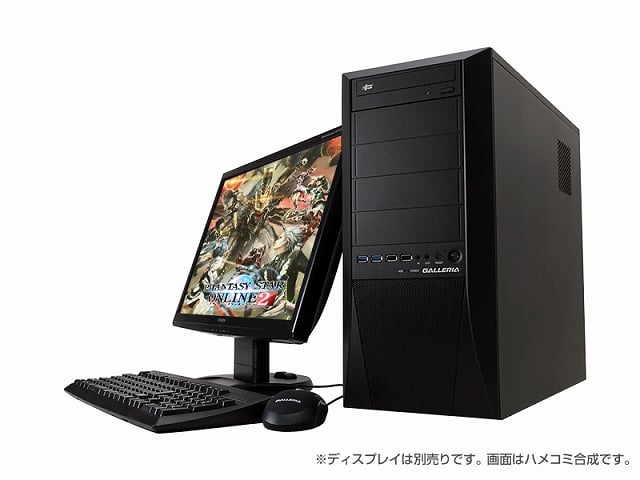 ドスパラ、「ファンタシースターオンライン2」推奨モデルにハイパフォーマンスのデスクトップ1機種＆ノート2機種が登場の画像