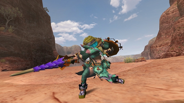 モンスターハンター フロンティアGG、新フィールド「花畑」に新たな獣人種「ウルキー」が登場！GR500到達で秘伝防具GXが開放の画像