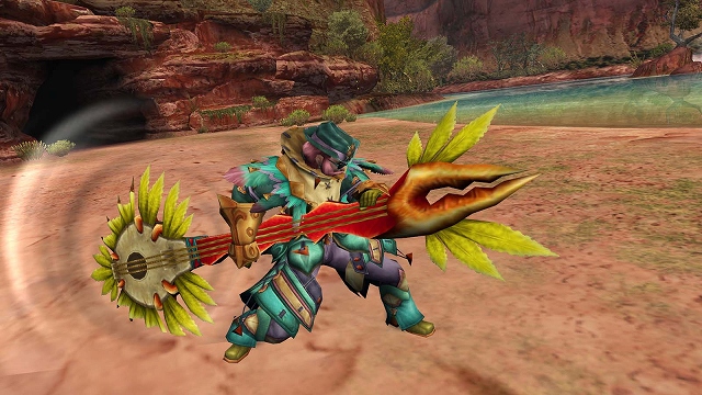 モンスターハンター フロンティアGG、新フィールド「花畑」に新たな獣人種「ウルキー」が登場！GR500到達で秘伝防具GXが開放の画像