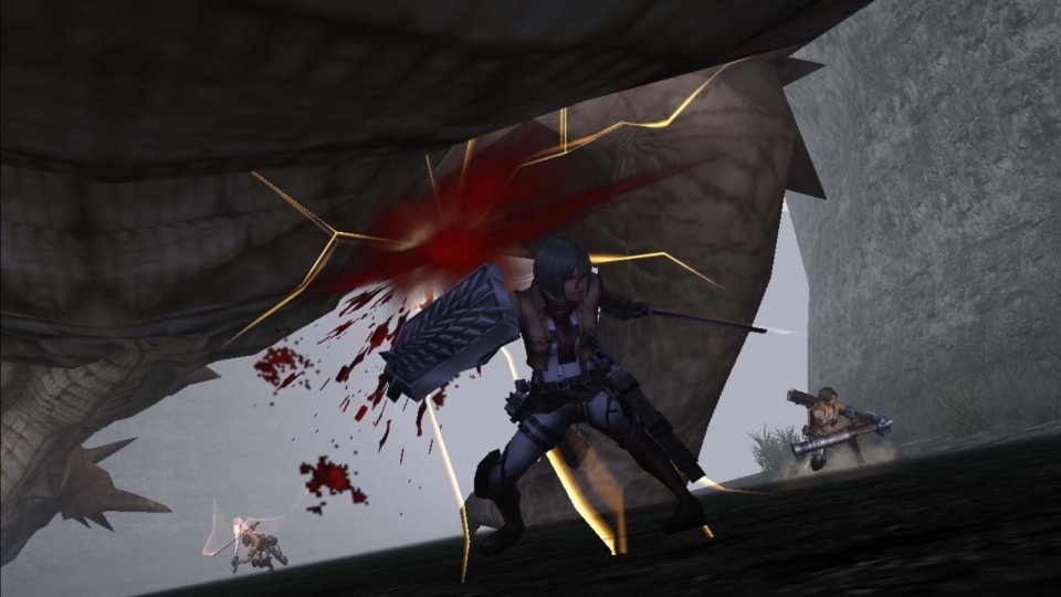 モンスターハンター フロンティアG、調査兵団の半刃刀身や超硬質ブレードなど「進撃の巨人」のコラボ武器が公開の画像