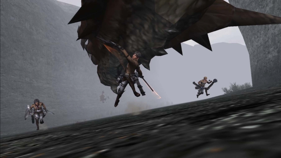 モンスターハンター フロンティアG、調査兵団の半刃刀身や超硬質ブレードなど「進撃の巨人」のコラボ武器が公開の画像