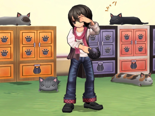 エミル・クロニクル・オンライン、「子猫少女・バステト」がペットになって登場！ECOくじ「にゃんにゃん☆ぱらだいす」が発売の画像