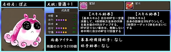 「四神演武 Regulus」梅雨の季節限定イベント「ぽよと大雨江陵城キャンペーン」が開催中―イベント限定のキャラ＆アバターも獲得可能の画像