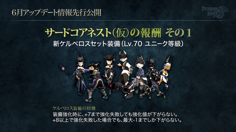 男性プレイヤー限定！「ドラゴンネスト 男だらけの男子会」が開催－Lv70以上で入場できる「ブラックドラゴンネスト ハードコア」の実装が発表にの画像