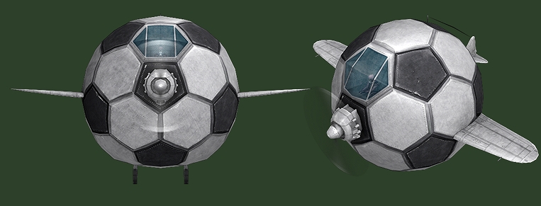 「ヒーローズインザスカイ」チャレンジモードに“サッカーボール型機体”が出現するスペシャルステージが登場の画像