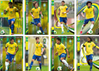 「パニーニフットボールリーグ」ブラジル代表チーム23選手のカードが入手できるブースターパックが販売