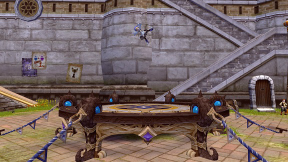 「ドラゴンネスト」セントヘイブンの街に「ドランポリン」を設置！アップデート特設サイトに声優のコメンタリーが公開の画像