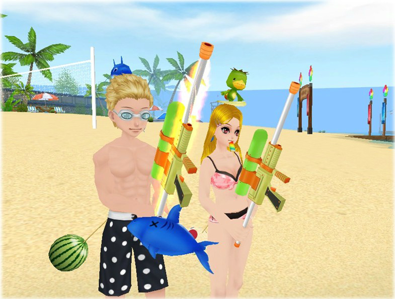 「ミル」大量に発生したサメを釣り上げる「夏☆波乗りイベント～1週目～」が開始の画像