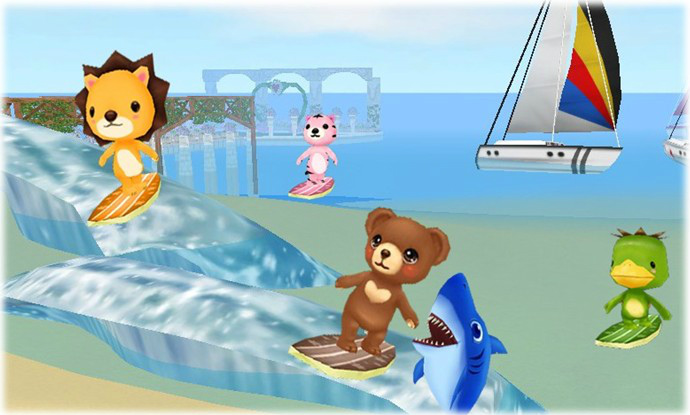 「ミル」大量に発生したサメを釣り上げる「夏☆波乗りイベント～1週目～」が開始の画像