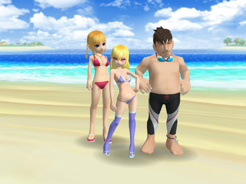 「スカッとゴルフ パンヤ」ガチャッとポンタに2014年新作水着が登場―第1弾は魅惑のビキニをはじめとした6キャラクターの魅力的な水着！の画像