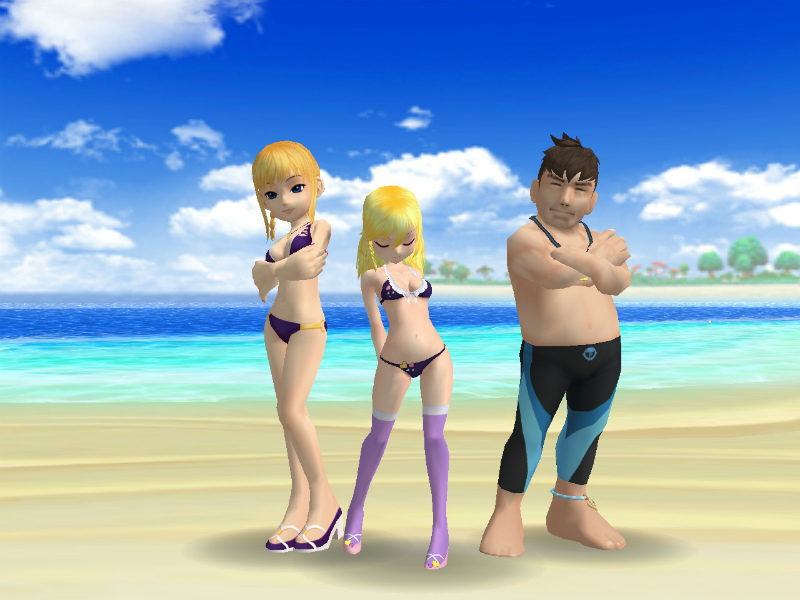 「スカッとゴルフ パンヤ」ガチャッとポンタに2014年新作水着が登場―第1弾は魅惑のビキニをはじめとした6キャラクターの魅力的な水着！の画像