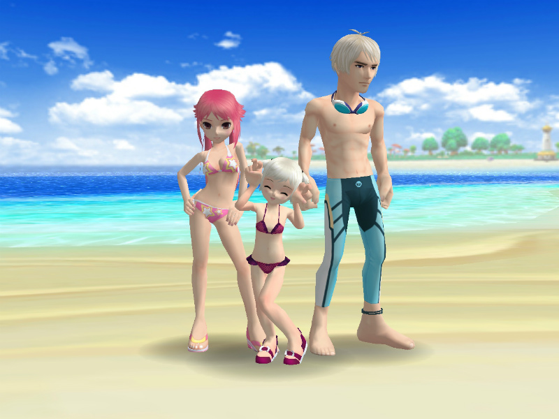 「スカッとゴルフ パンヤ」ガチャッとポンタに2014年新作水着が登場―第1弾は魅惑のビキニをはじめとした6キャラクターの魅力的な水着！の画像