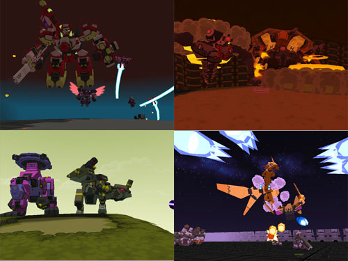 「鋼鉄戦記C21」夏の「マニモdeメガガチャSP」実装！悪魔軍に対抗する5体のロボが登場の画像