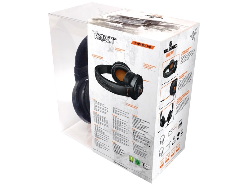 Razerのヘッドセット「Razer Kraken Pro」と「World of Tanks」のコラボモデル「Kraken Pro World of Tanks Edition」が8月29日に100個限定で発売の画像