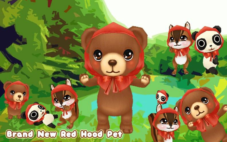 「ミル」どうぶつの島に「赤ずきんクマ」などが登場する「赤ずきんイベント～2週目～」が開催の画像