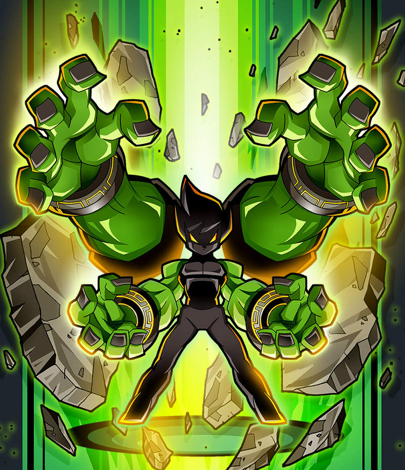 「ゲットアンプドX」巨大な拳で敵を粉砕するアクセサリ「ヘカトンケイル」が登場の画像