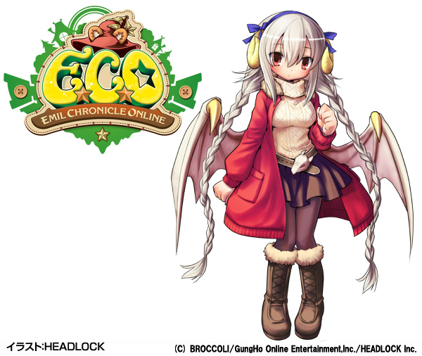 「エミル・クロニクル・オンライン」ECO公式ファンページ50000いいね！突破キャンペーンが開催！小さな魔王・ルチフェロがパートナーになるECOくじも販売の画像