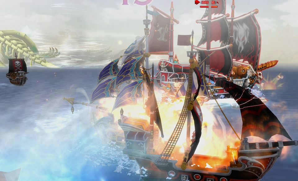 「スカイ・ロア」ついに開戦―海軍vs海賊の熱い戦いを体験しよう！大型システムアップデート「海上戦」が実施の画像