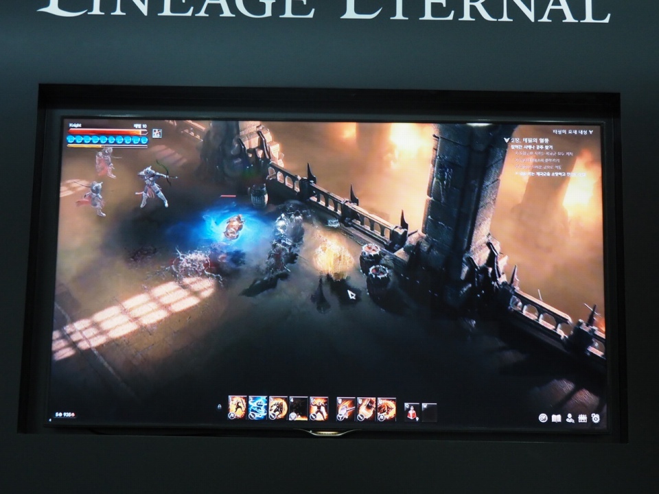 【G-STAR 2014】見た目上は敢えてシンプルに作られているNCsoftの次期主力タイトル「Lineage Eternal」を遊んでみたの画像