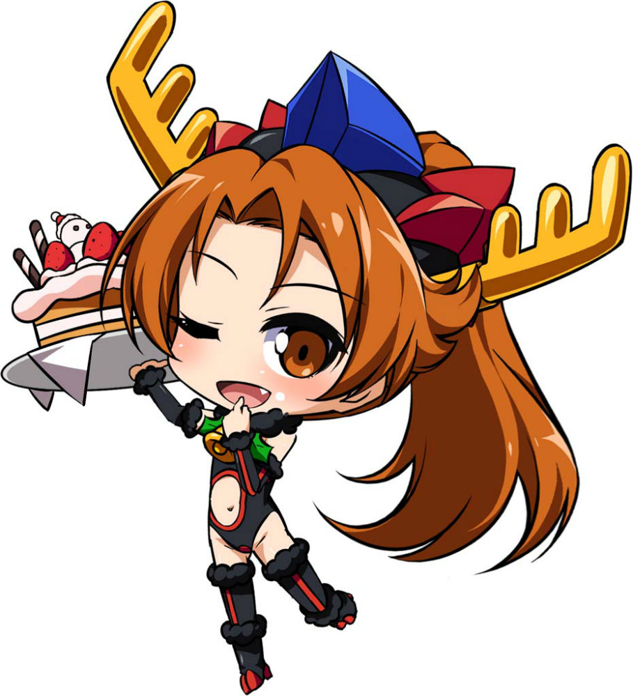 「ロボットガールズZ ONLINE」クリスマス限定衣装の「ガイちゃんトナカイ」と「ゲッちゃんサンタ」が登場！イベントマップ「聖夜の商店街」も実装の画像