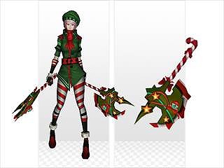 「ラペルズ」毎週違ったアイテムがもらえる「冬休み ログインスタンプキャンペーン」が開催！「クリスマス装飾武器」の販売も開始の画像