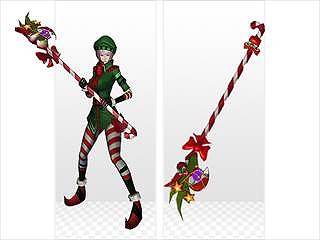 「ラペルズ」毎週違ったアイテムがもらえる「冬休み ログインスタンプキャンペーン」が開催！「クリスマス装飾武器」の販売も開始の画像