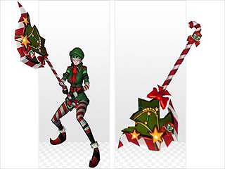 「ラペルズ」毎週違ったアイテムがもらえる「冬休み ログインスタンプキャンペーン」が開催！「クリスマス装飾武器」の販売も開始の画像