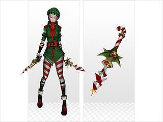 「ラペルズ」毎週違ったアイテムがもらえる「冬休み ログインスタンプキャンペーン」が開催！「クリスマス装飾武器」の販売も開始の画像