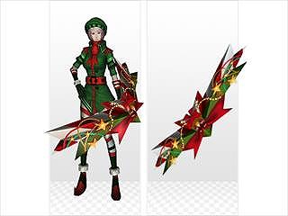 「ラペルズ」毎週違ったアイテムがもらえる「冬休み ログインスタンプキャンペーン」が開催！「クリスマス装飾武器」の販売も開始の画像