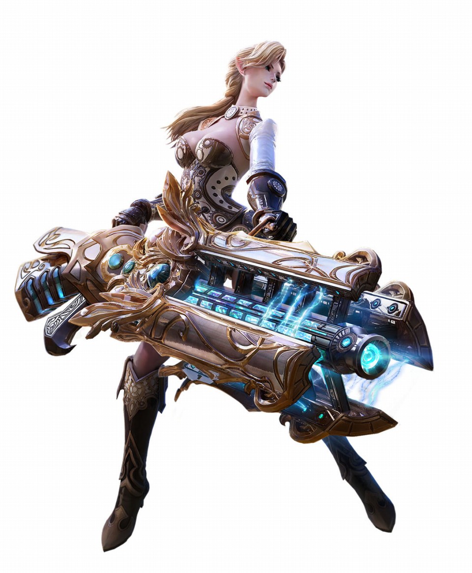 「TERA」巨大な魔導重火器を装備した新クラスは「ヘビーガンナー」！先行体験会が開催の画像