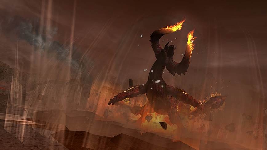 「モンスターハンター フロンティアG」2月18日にアップデート「G6.1」が実装！新モンスター「炎角竜ヴァルサブロス」や新たな武器を紹介の画像